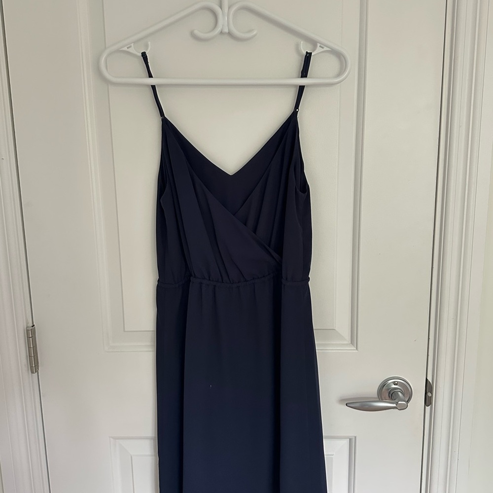 Babaton Navy Drawstring Dress - Picture 2 of 5